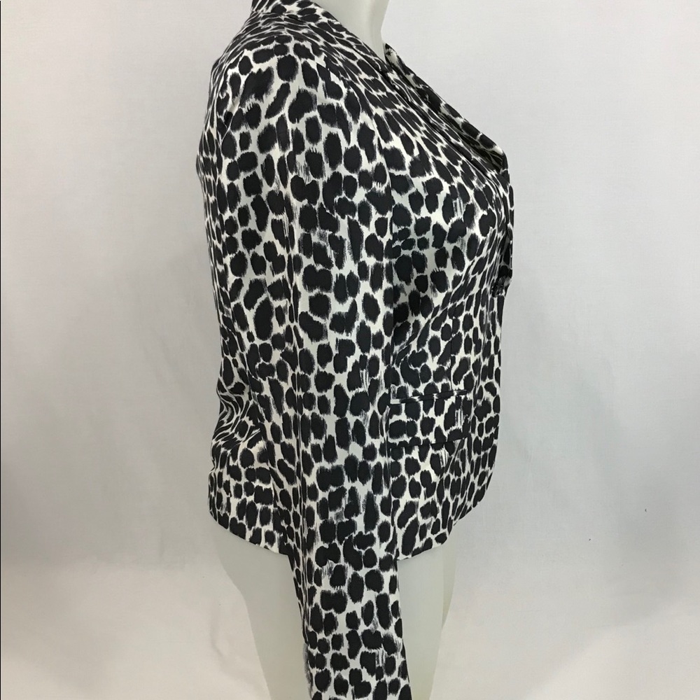 Kate Spade Silk Beverly Blazer Jacket Sz 12 - Picture 3 of 8